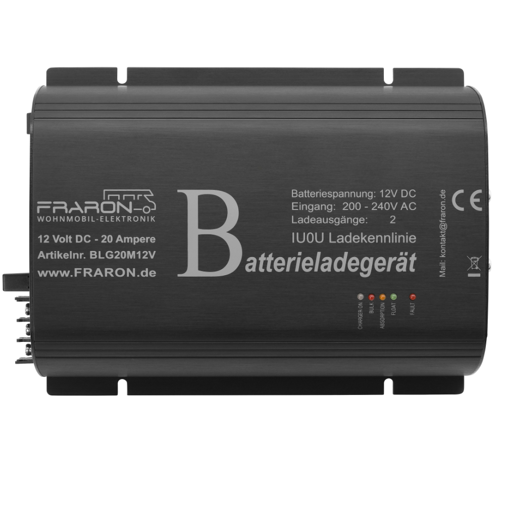 IUoU Batterieladegerät 12V / 30A, 3 Ausgänge, Blue Power GX IP22